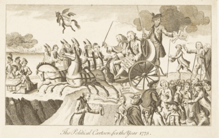 A Political Cartoon from 1775 | Art and Architecture During the Revolutionary War | Jodi Artman